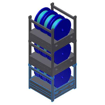 Rack de armazenamento
